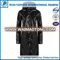 Rubberized Polyester PVC Rain suit with reflective tape