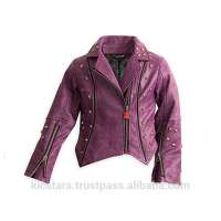 Kids Leather Color Full Jackets